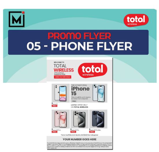 Picture of Total Wireless Promotional Flyer Design 9 - PLAN